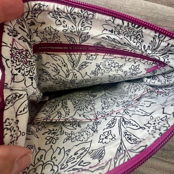 Vera Bradley Raspberry Radiance Hipster Crossbody Tote Bag Travel Washable - Picture 3 of 7